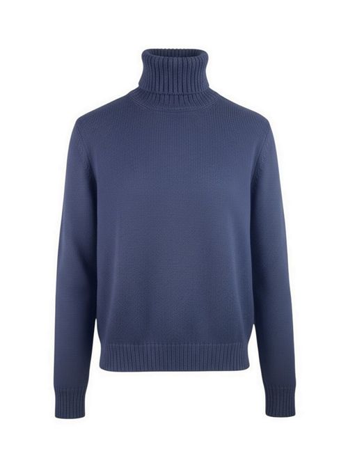 Blue women's turtleneck La fileria | 13203-14200598
